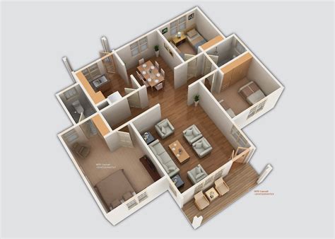 28+ Floor Plans For Three Bedroom House, Amazing Ideas!