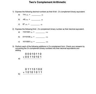 Image result for 1s Complement Problems Using 2 Decimal Number