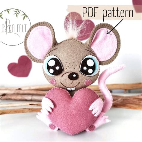 Image result for Felt Mouse Pattern