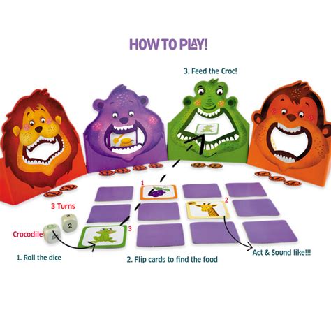 Hungry Four, Preschool Movement Memory Cooperative Game – Edu Toys