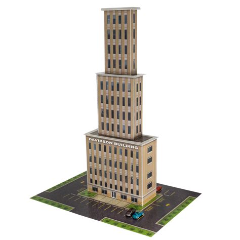Z Scale Building Kit 1/220 Scale Davidson Office Building, Fits Micro-trains | eBay - Z Scale Buildings