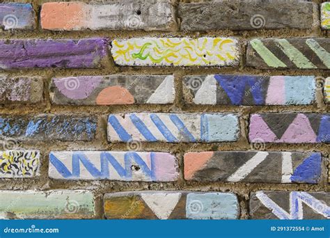 Graffiti brick wall stock photo. Image of graffiti, rock - 291372554