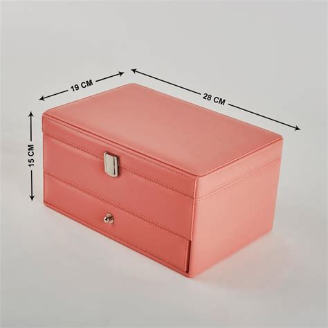 Buy Orion Emma Faux Leather 2-Tier Jewellery Box from Home Centre at ...