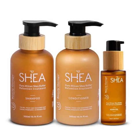 Buy BEAUTY GARAGE SHEA RETENTION TREATMENT SET (SHAMPOO 300ML ...