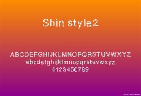 Shin style2 font [OTF - TTF] | fontiko.com