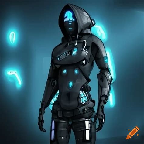 Concept of a futuristic robot hoodie