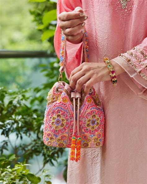 Buy Handcrafted Carnival Crush Potli Online - Fizzy Goblet