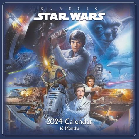 Buy Star Wars 2024 (Classic Design) - Month to a View Planner 30cm x ...