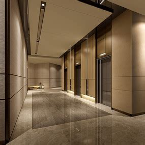 电梯间.电梯厅设计案例效果图_美国室内设计中文网