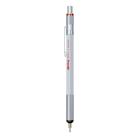 rOtring 800 Mechanical Pencil â€“ Silver, 0.5mm, Retractable Metal Tip