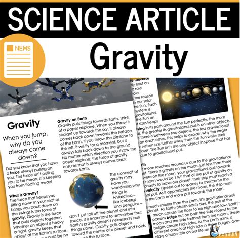 Image result for Science Project On Gravity
