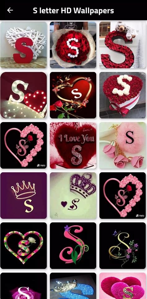 S Letter Love Wallpaper Hd