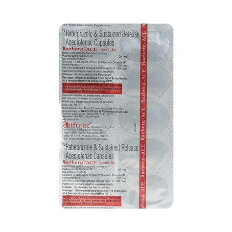 Razberg Ace Strip Of 10 Capsules: Uses, Side Effects, Price & Dosage ...