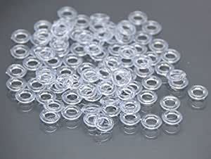 FAPBADRI Plastic Transparent Roman Rings Used in Blinds - 100 Pieces ...