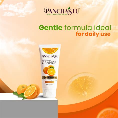 Refreshing Orange Face Wash – Panchastu