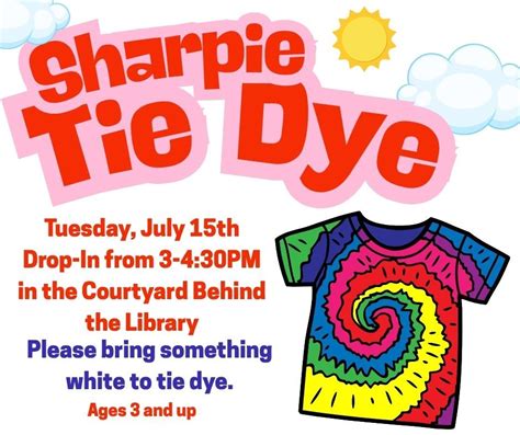 Sharpie Tie Dye, Grenville Park, Ware, 15 July 2025 | AllEvents
