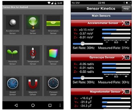 Image result for iOS and Android Sensor Coordinate