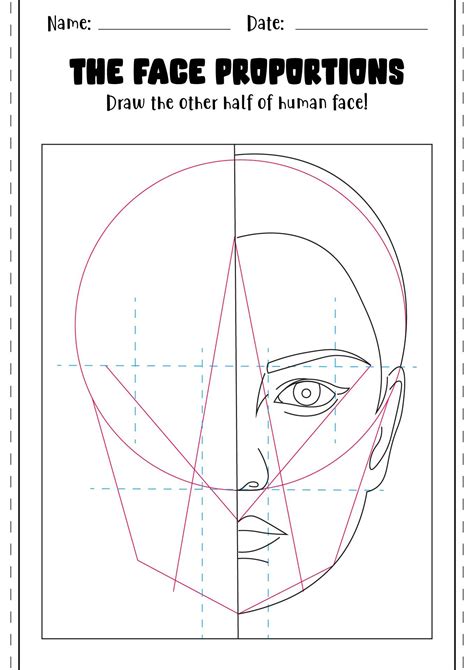 Image result for Face Proportion Drawing Lesson