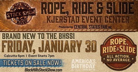 Rope, Ride & Slide - Cowboy Challenge, Central States Fair, Rapid City ...