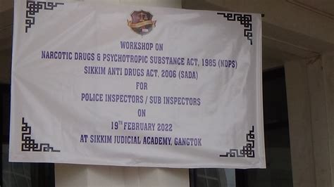 Workshop on Narcotic Drugs and Psychotropic Substance Act, 1985 (NDPS ...