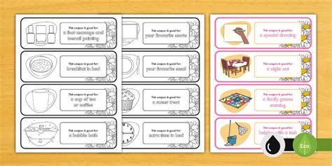 Mother's Day Coupon Cards (teacher made) - Twinkl