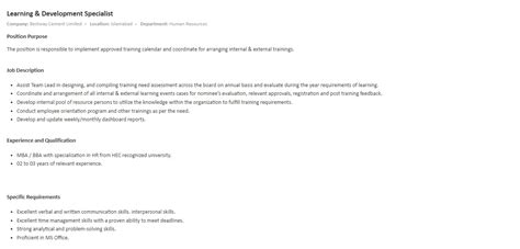 Image result for Learning and Development Jobs