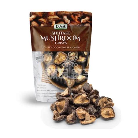 DJ & A SHIITAKE MUSHROOM CRISPS (30G) - Frozen Food Best Priced Quality ...