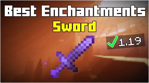 Best Enchantments for Netherite Sword in Minecraft 1.19.4! (2024) - YouTube