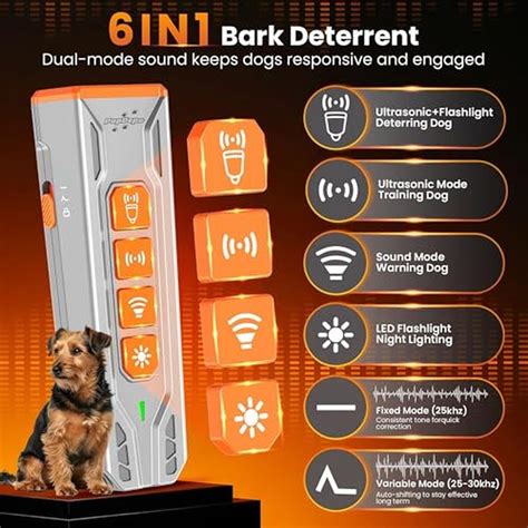 Dog Bark Deterrent Device | PupDepo Ultrasonic Anti Barking Device wit ...