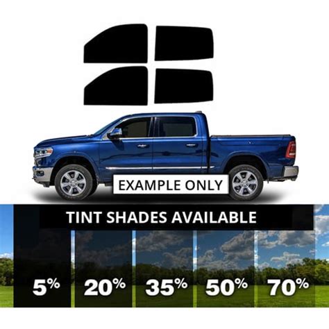 5% Darkness Car Window Film PreCut Window Tint Film For Ford F250 Crew ...