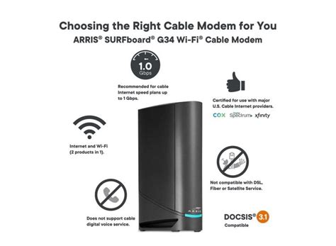 Image result for Arris G34 Modem