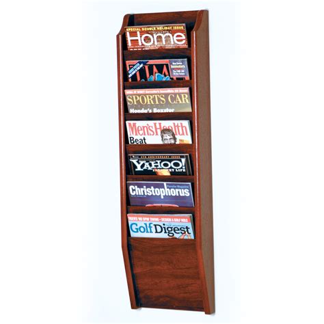 7 pocket wall magazine rack – Artofit
