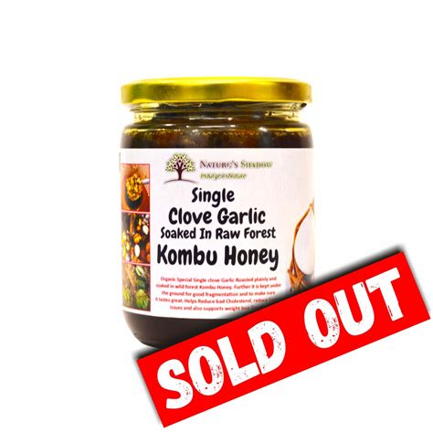 Single Clove Garlic Soaked In Kombu Honey – Nature's Shadow