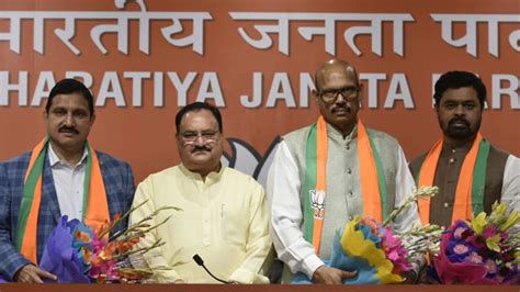 Jolt to TDP as four Rajya Sabha members switch to BJP | India News