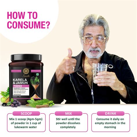 Karela Jamun Powder - 100% Natural Supplement for Managing Blood Sugar ...