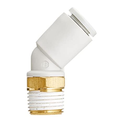 KQ2K06-M6A SMC | SMC KQ2 Series Elbow Fitting, M6 x 1.0 to Push In 6 mm ...