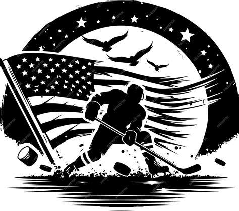 Hockey Black and White 的图像结果