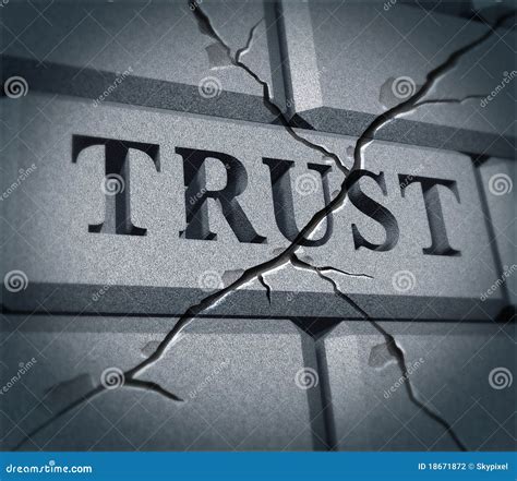 Broken Trust Symbol Royalty-Free Stock Image | CartoonDealer.com #18671872