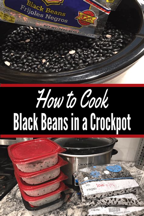 How to Cook Black Beans in a Crockpot | Cooking black beans, Black ...