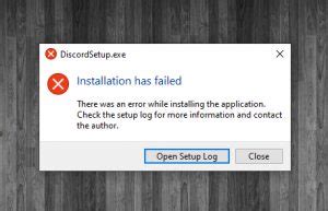 Image result for Discord Install Error Setup Log