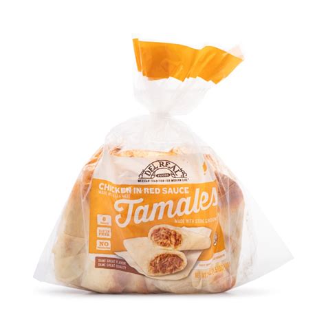 Get Del Real Chicken Tamales With Red Sauce Delivered | Weee! Asian Market
