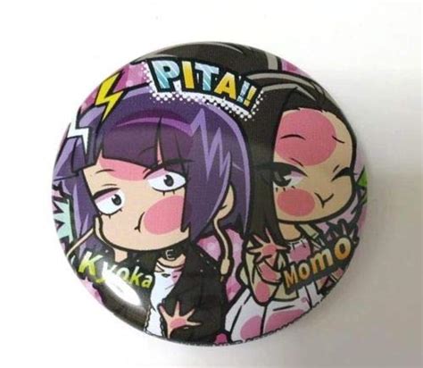 Buy My Hero Academia PITA Can Badge Button Kyoka Jiro Momo Yaoyorozu ...