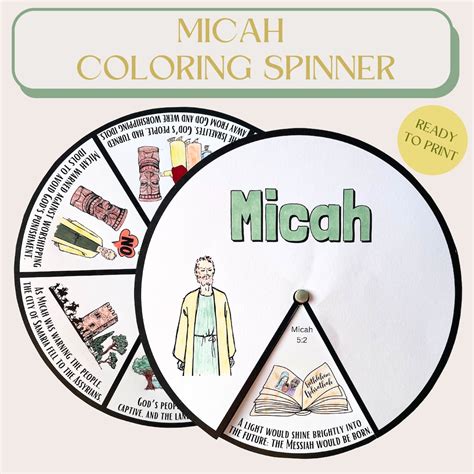 Micah Bible Coloring Page [2025]