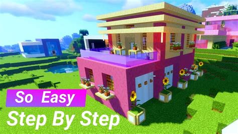 Image result for Minecraft Building Tutorials Pink