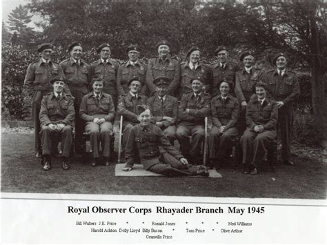 Rhayader Royal Observer Corps | Peoples Collection Wales