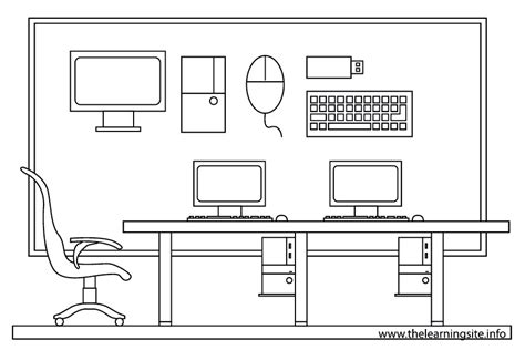 Computer Room Clip Art Black White 的图像结果