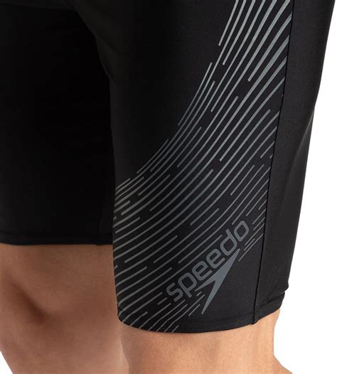 Buy Speedo Medley Logo Jammer Black-Usa-Charcoal Swimwear Online ...