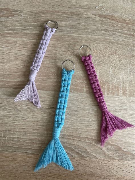Image result for Macrame Fish Tail Key Chain