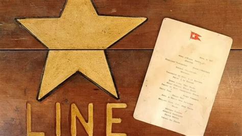 Image result for First Class Dinner Menu