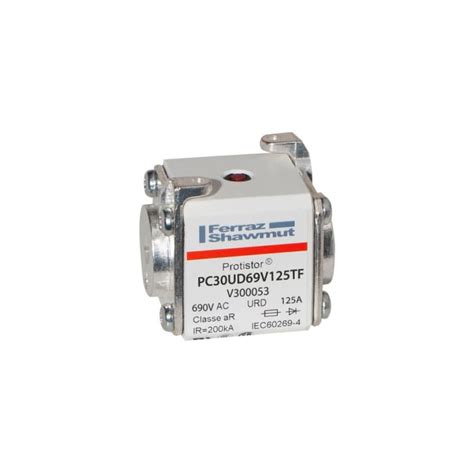 V300053 Mersen | Mersen 125A size 30 FF Square Body Fuse, aR, 700V ...
